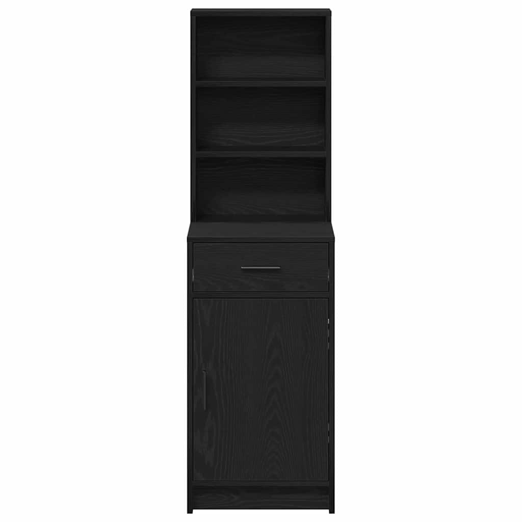 Highboard Sort eg 41 x 40 x 135 cm Konstrueret træ