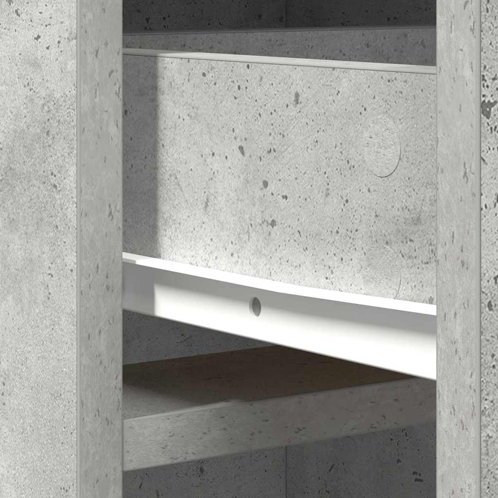 Highboard Beton Grå 41 x 40 x 135 cm Konstrueret træ