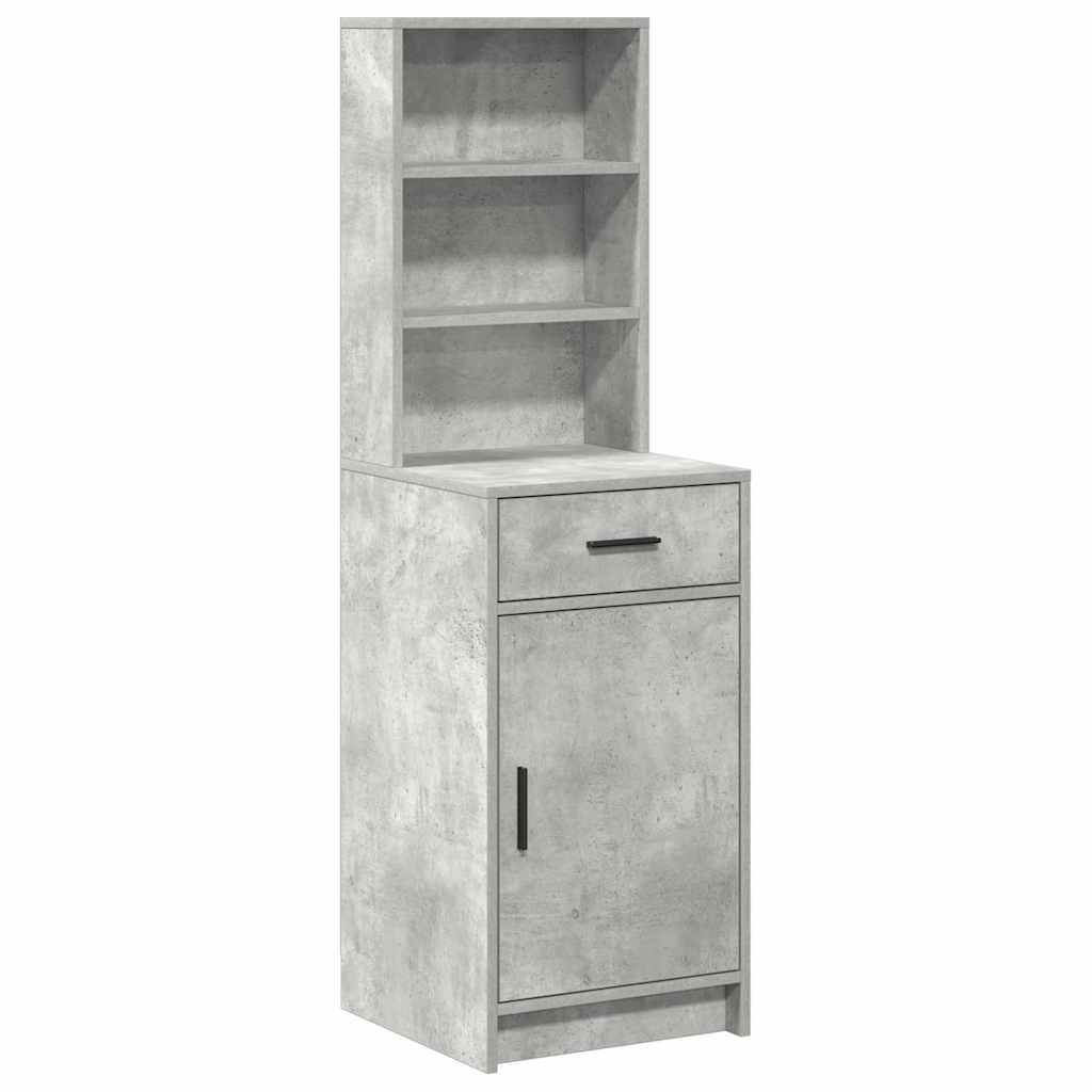 Highboard Beton Grå 41 x 40 x 135 cm Konstrueret træ