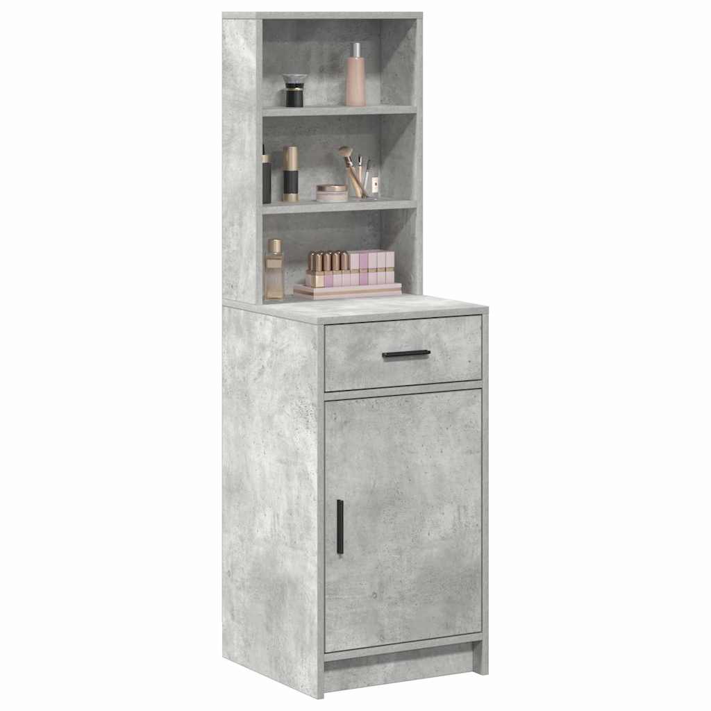 Highboard Beton Grå 41 x 40 x 135 cm Konstrueret træ