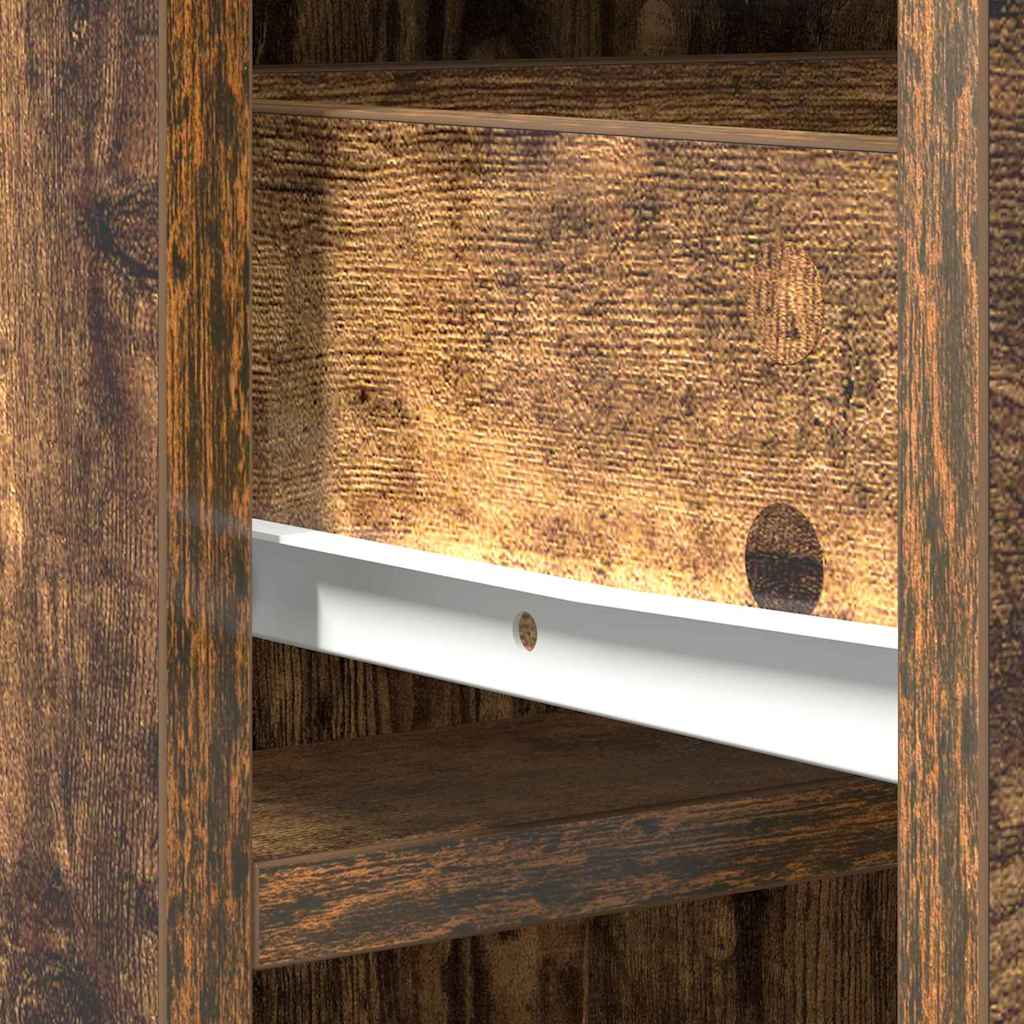 Highboard Røget eg 41 x 40 x 135 cm Konstrueret træ