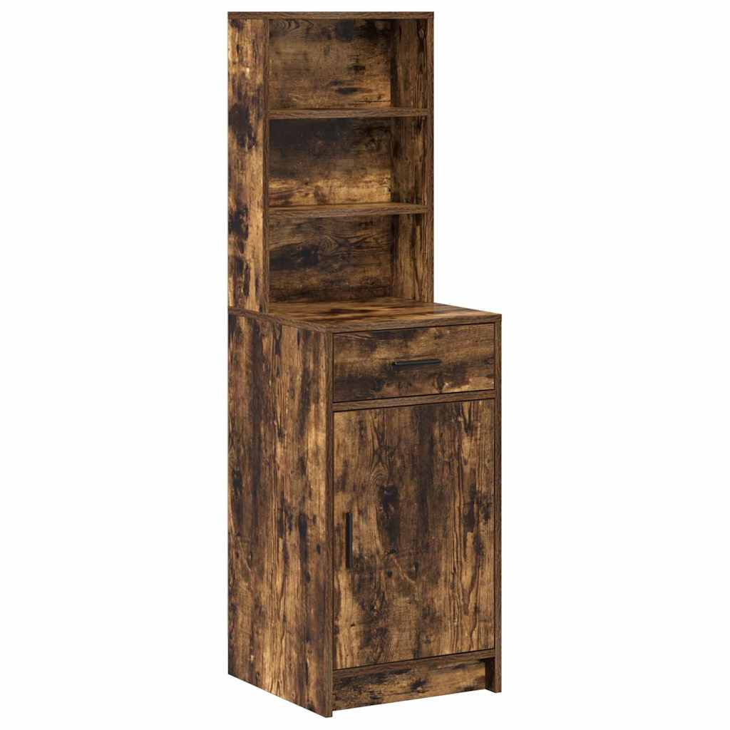 Highboard Røget eg 41 x 40 x 135 cm Konstrueret træ