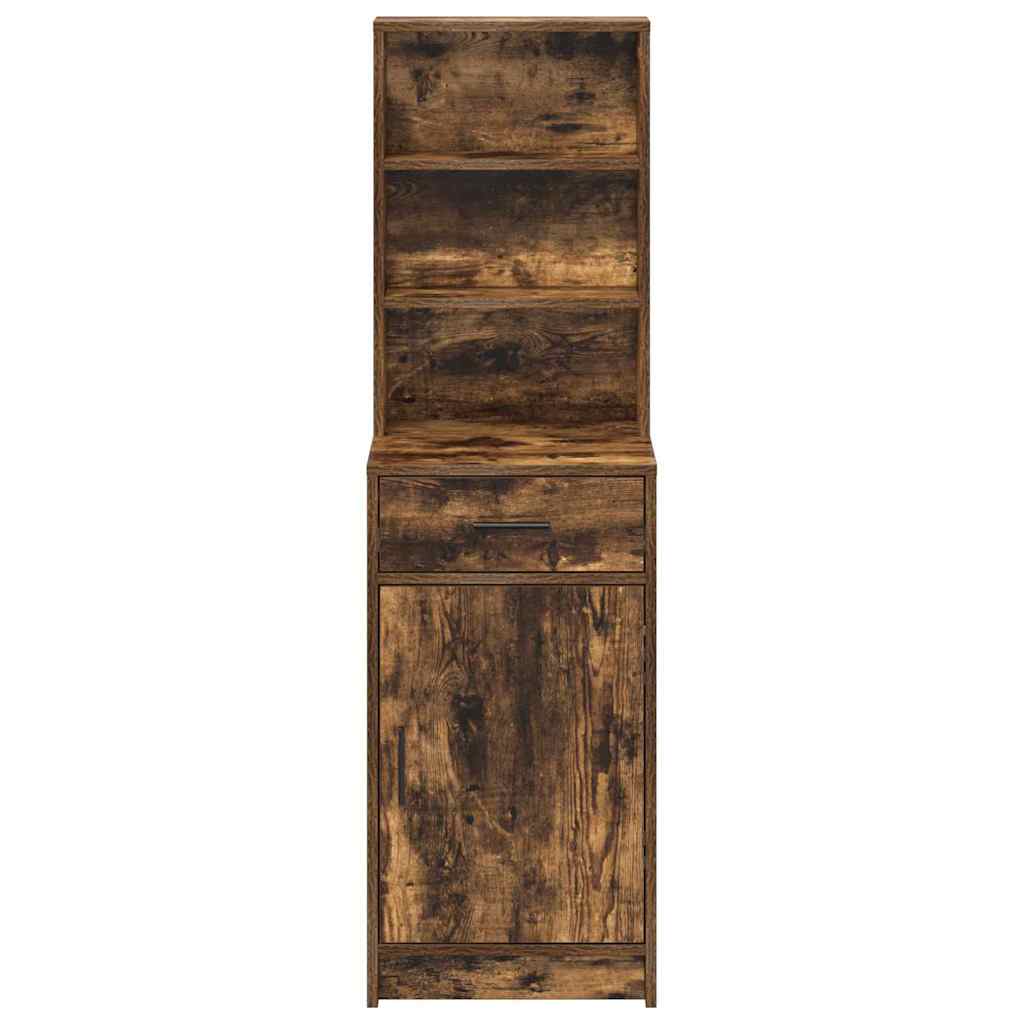 Highboard Røget eg 41 x 40 x 135 cm Konstrueret træ
