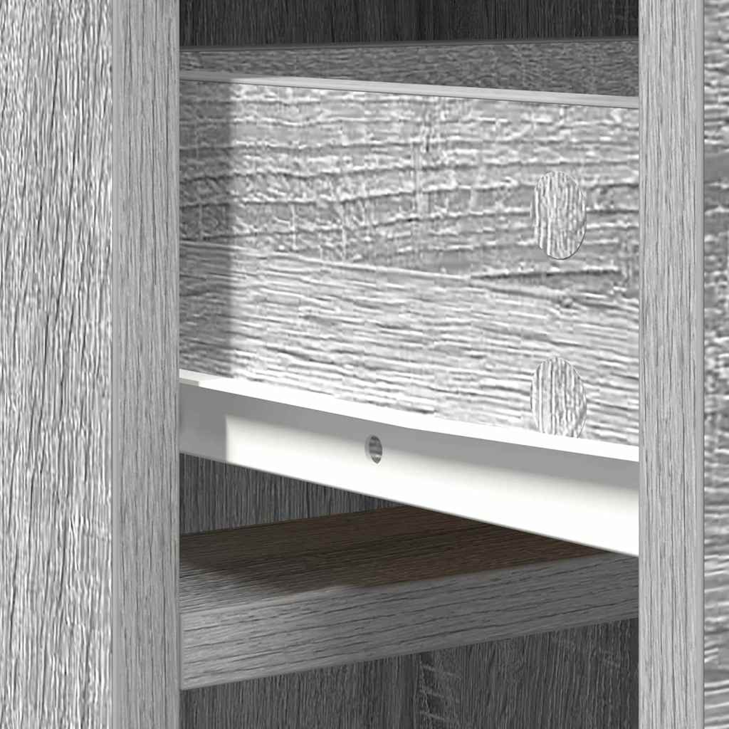 Highboard Grå Sonoma 41 x 40 x 135 cm Konstrueret træ