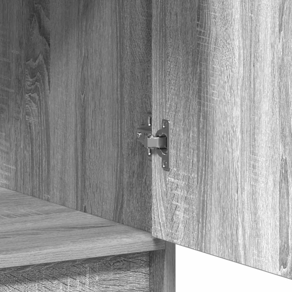 Highboard Grå Sonoma 41 x 40 x 135 cm Konstrueret træ