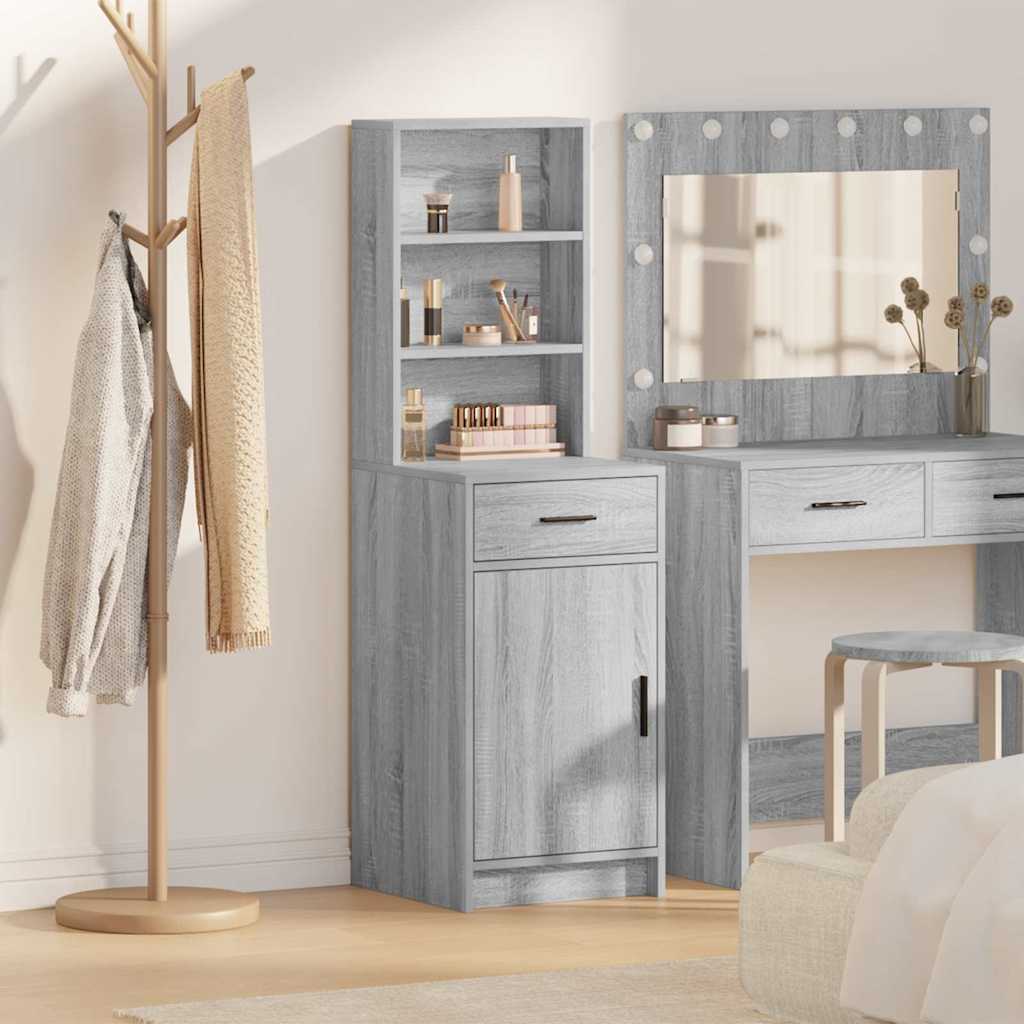 Highboard Grå Sonoma 41 x 40 x 135 cm Konstrueret træ