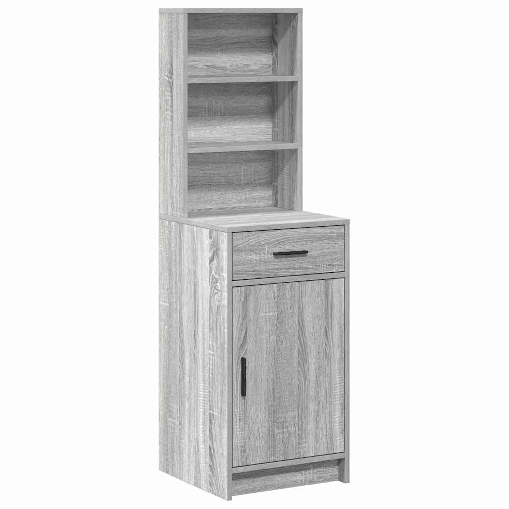 Highboard Grå Sonoma 41 x 40 x 135 cm Konstrueret træ