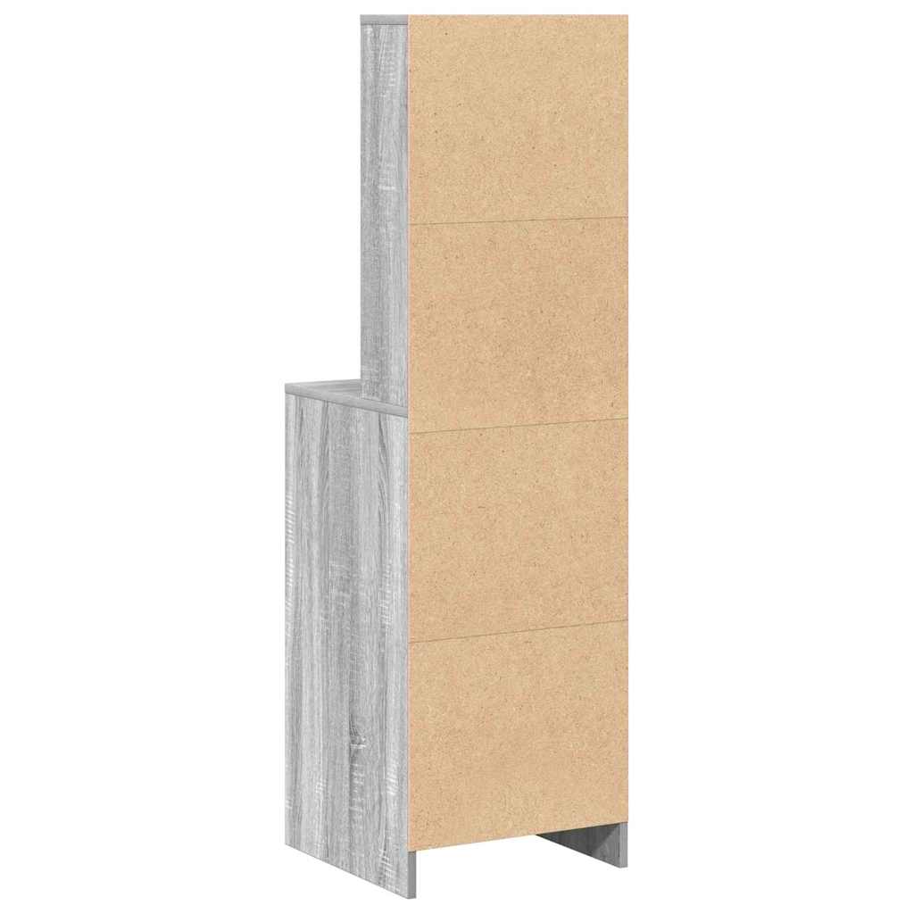 Highboard Grå Sonoma 41 x 40 x 135 cm Konstrueret træ