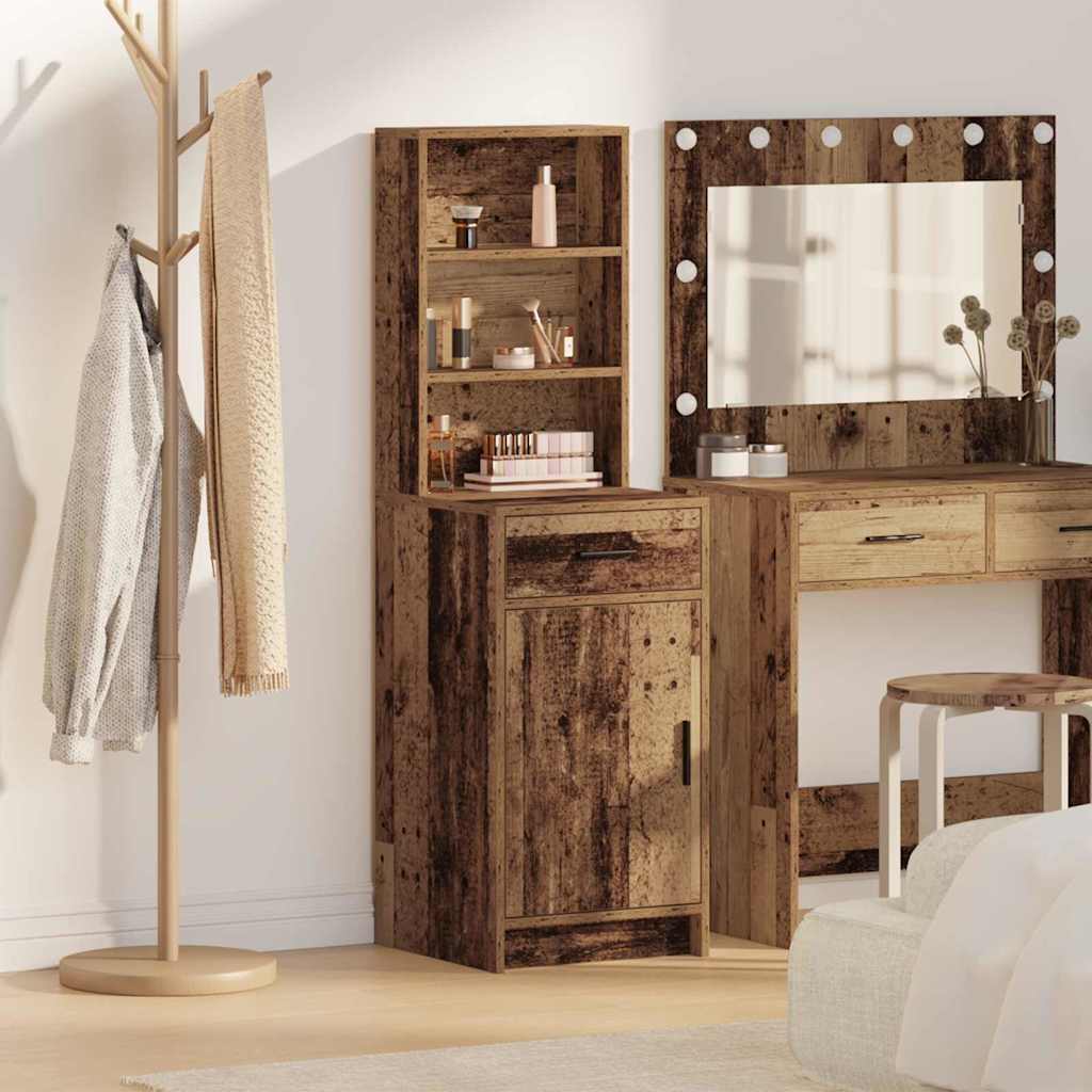 Highboard Gammelt træ 41 x 40 x 135 cm Konstrueret træ