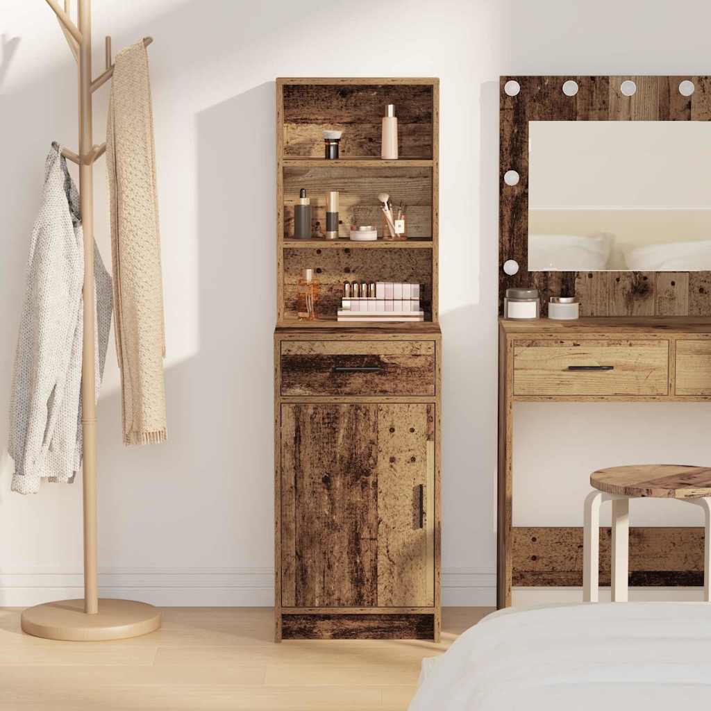 Highboard Gammelt træ 41 x 40 x 135 cm Konstrueret træ