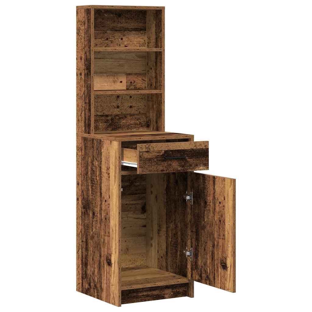 Highboard Gammelt træ 41 x 40 x 135 cm Konstrueret træ