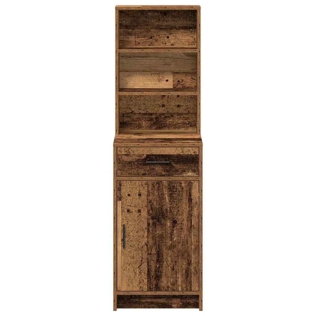 Highboard Gammelt træ 41 x 40 x 135 cm Konstrueret træ