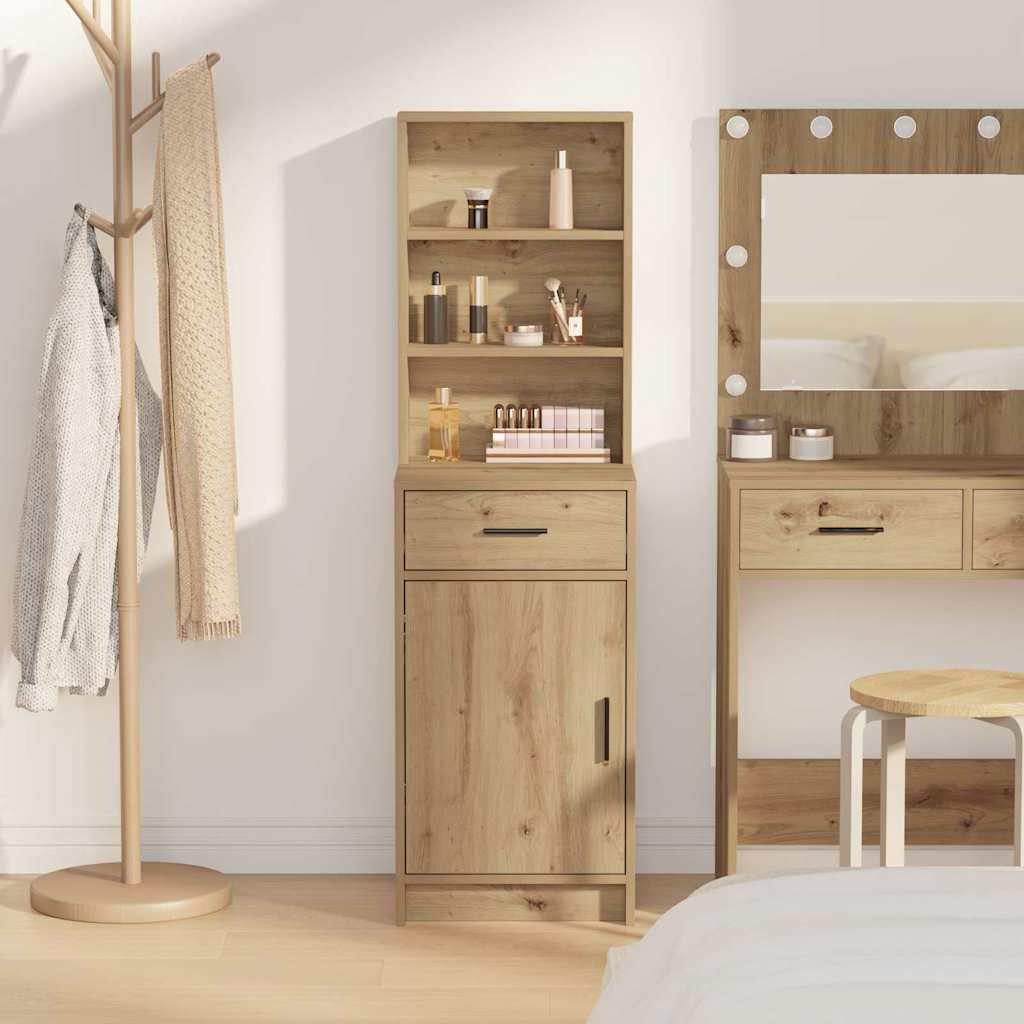 Highboard Artisan Egetræ 41 x 40 x 135 cm Konstrueret træ