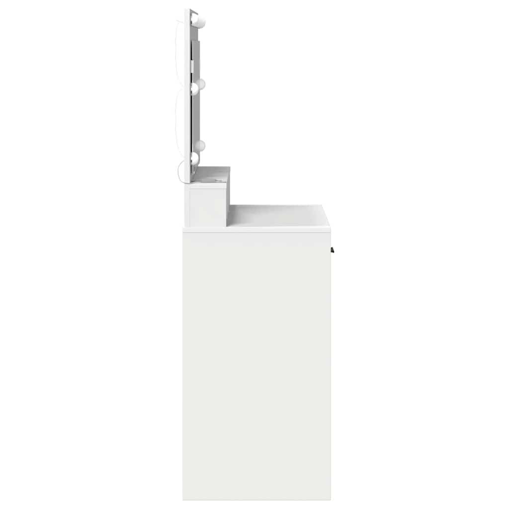 Klædeskab Hvid 79 x 41 x 135 cm Konstrueret træ