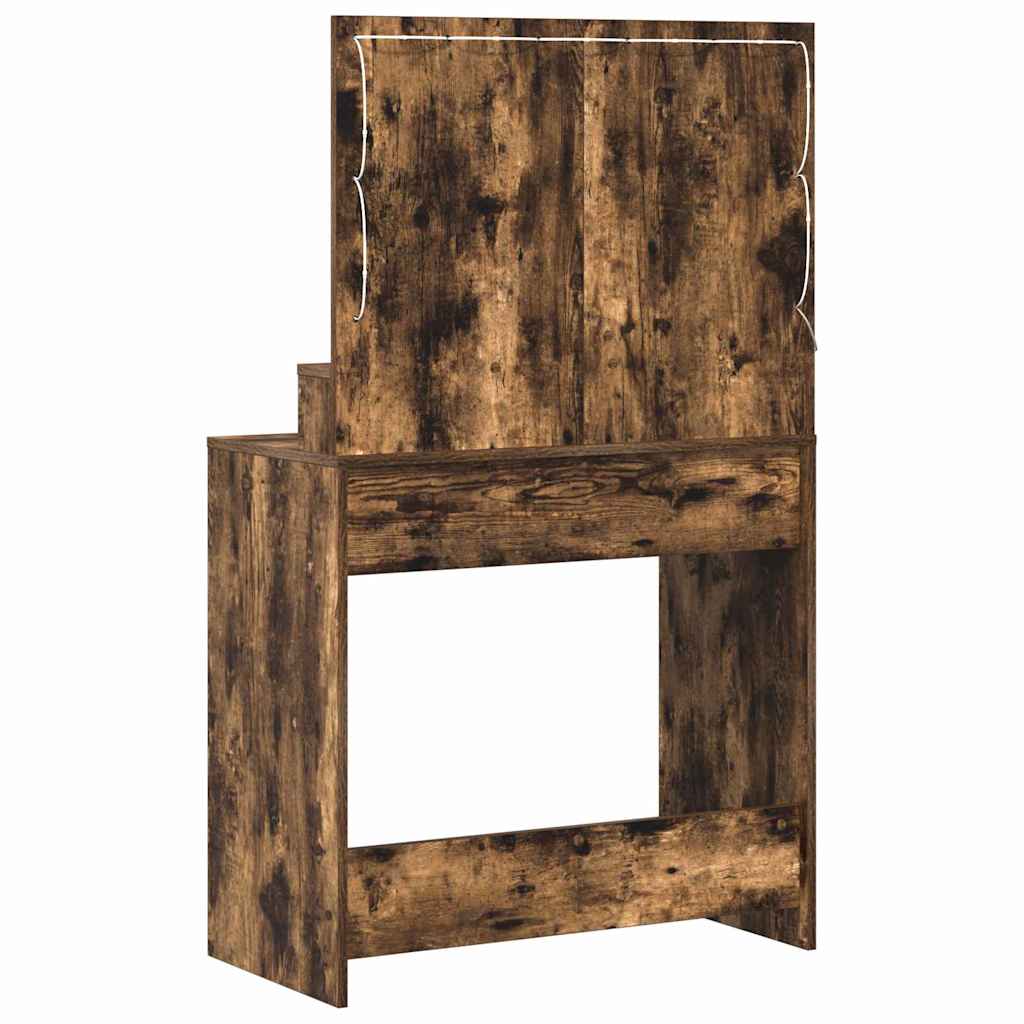 Klædeskab Røget eg 79 x 41 x 135 cm Konstrueret træ