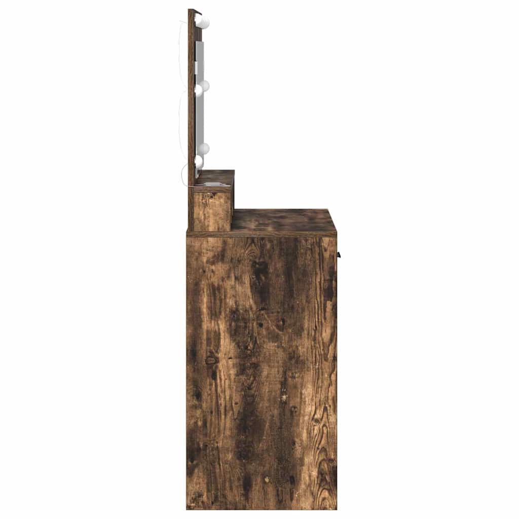 Klædeskab Røget eg 79 x 41 x 135 cm Konstrueret træ