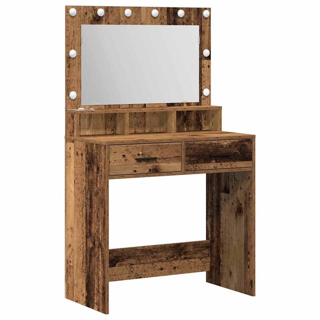Klædeskab Gammelt træ 79 x 41 x 135 cm Konstrueret træ