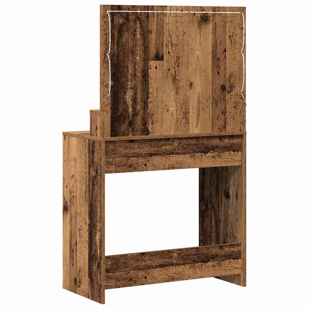 Klædeskab Gammelt træ 79 x 41 x 135 cm Konstrueret træ