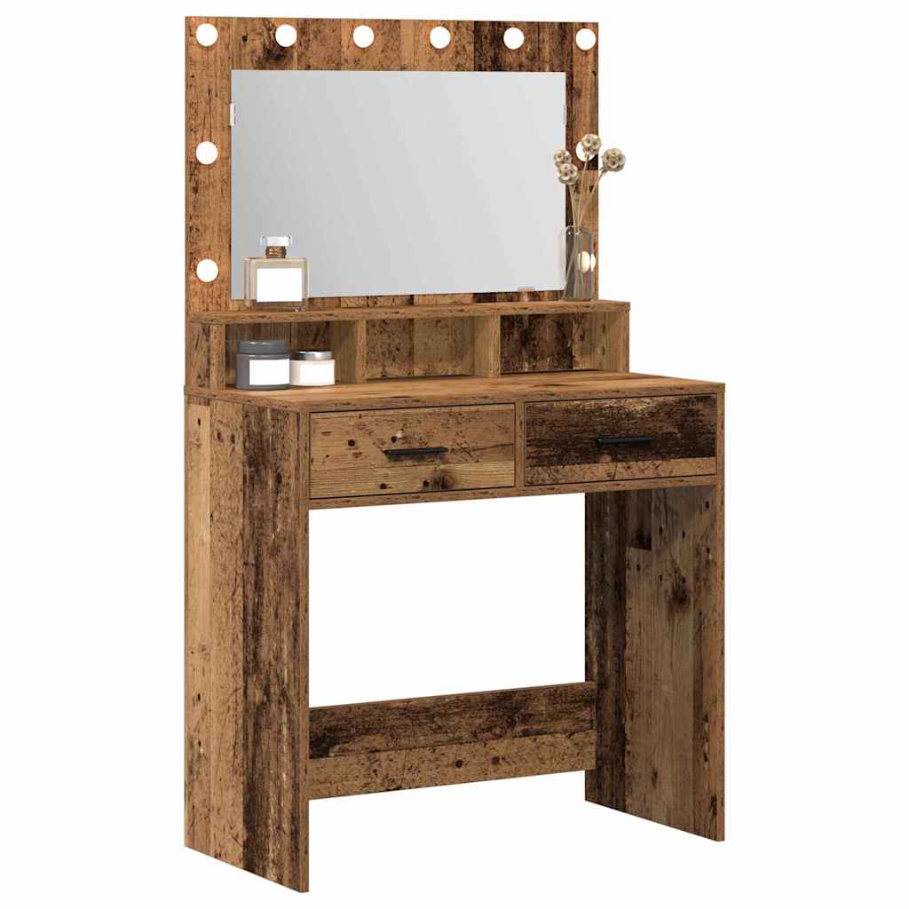 Klædeskab Gammelt træ 79 x 41 x 135 cm Konstrueret træ