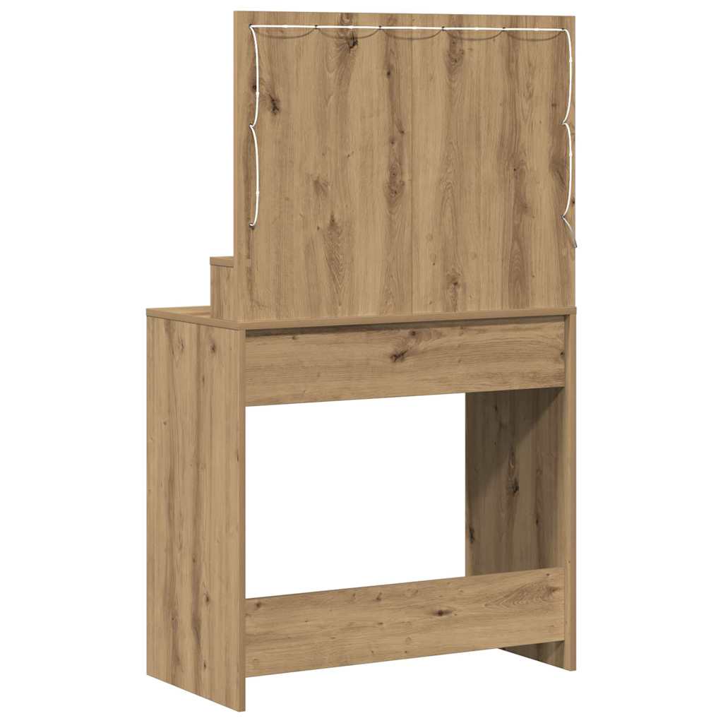 Klædeskab Artisan Egetræ 79 x 41 x 135 cm Konstrueret træ