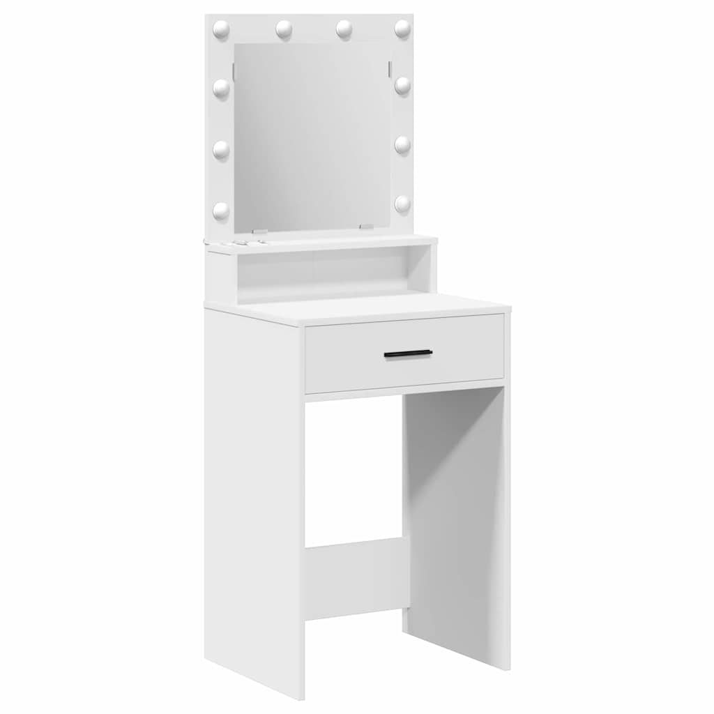 Klædeskab Hvid 50 x 41 x 135 cm Konstrueret træ