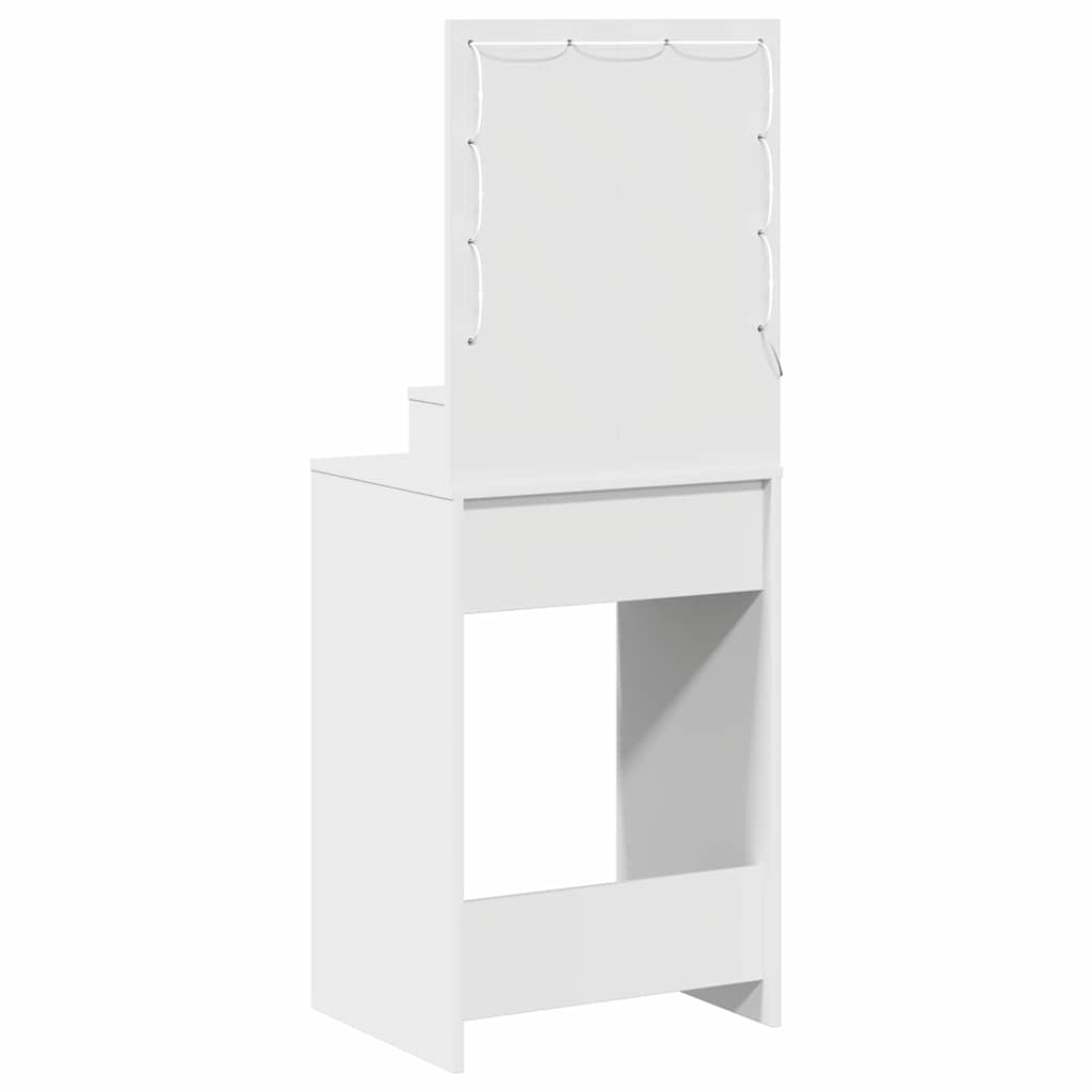 Klædeskab Hvid 50 x 41 x 135 cm Konstrueret træ