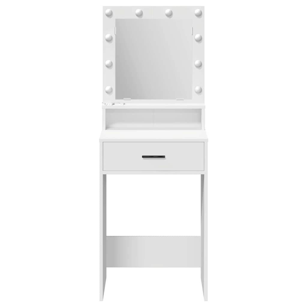 Klædeskab Hvid 50 x 41 x 135 cm Konstrueret træ