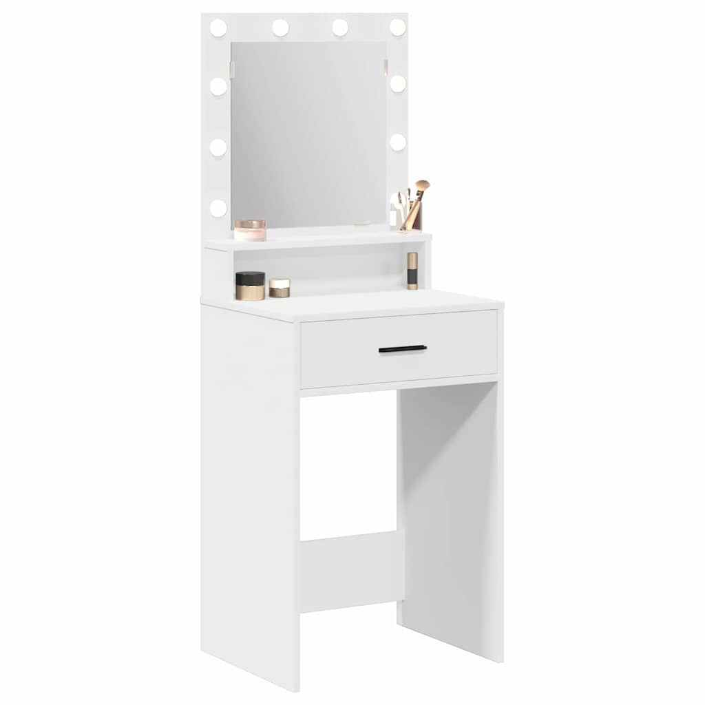 Klædeskab Hvid 50 x 41 x 135 cm Konstrueret træ