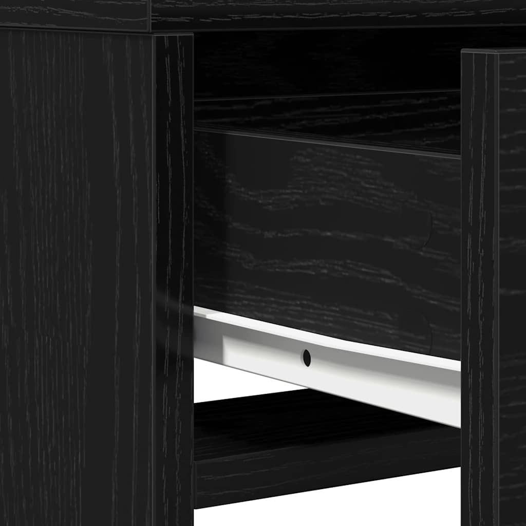 Klædeskab Sort eg 50 x 41 x 135 cm Konstrueret træ