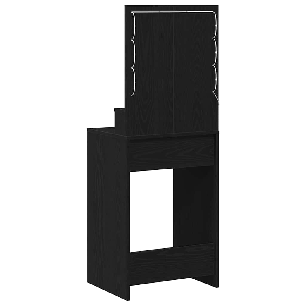 Klædeskab Sort eg 50 x 41 x 135 cm Konstrueret træ
