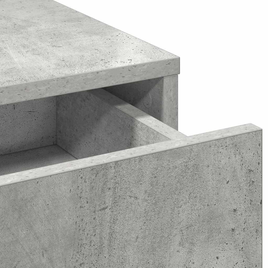 Klædeskab Beton Grå 50 x 41 x 135 cm Konstrueret træ