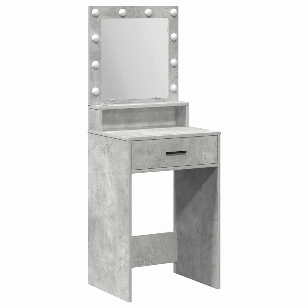 Klædeskab Beton Grå 50 x 41 x 135 cm Konstrueret træ