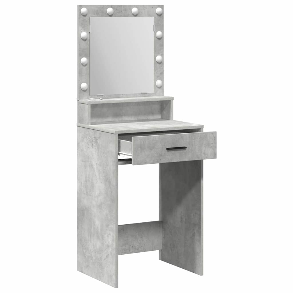 Klædeskab Beton Grå 50 x 41 x 135 cm Konstrueret træ