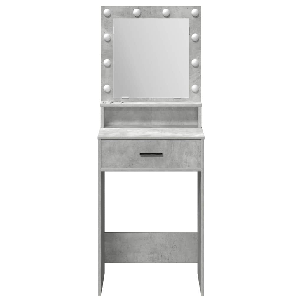 Klædeskab Beton Grå 50 x 41 x 135 cm Konstrueret træ