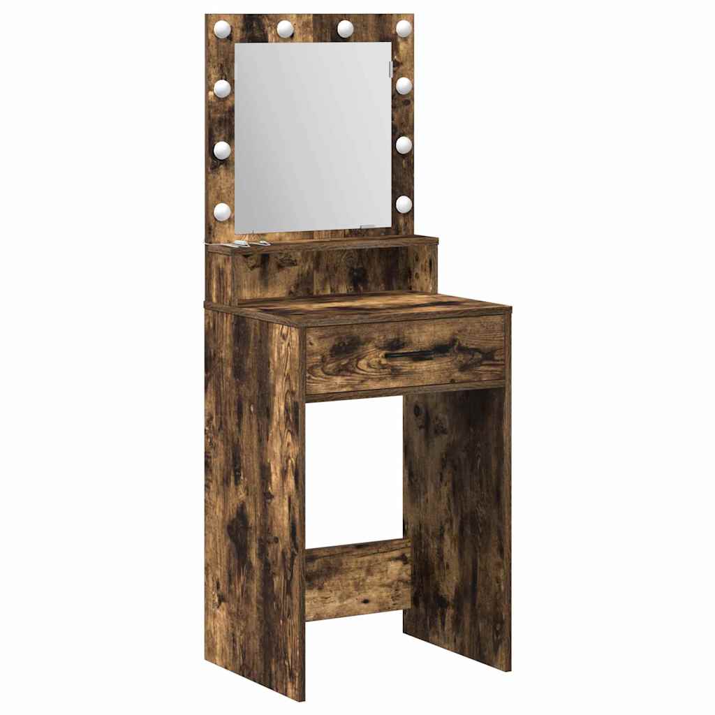 Klædeskab Røget eg 50 x 41 x 135 cm Konstrueret træ