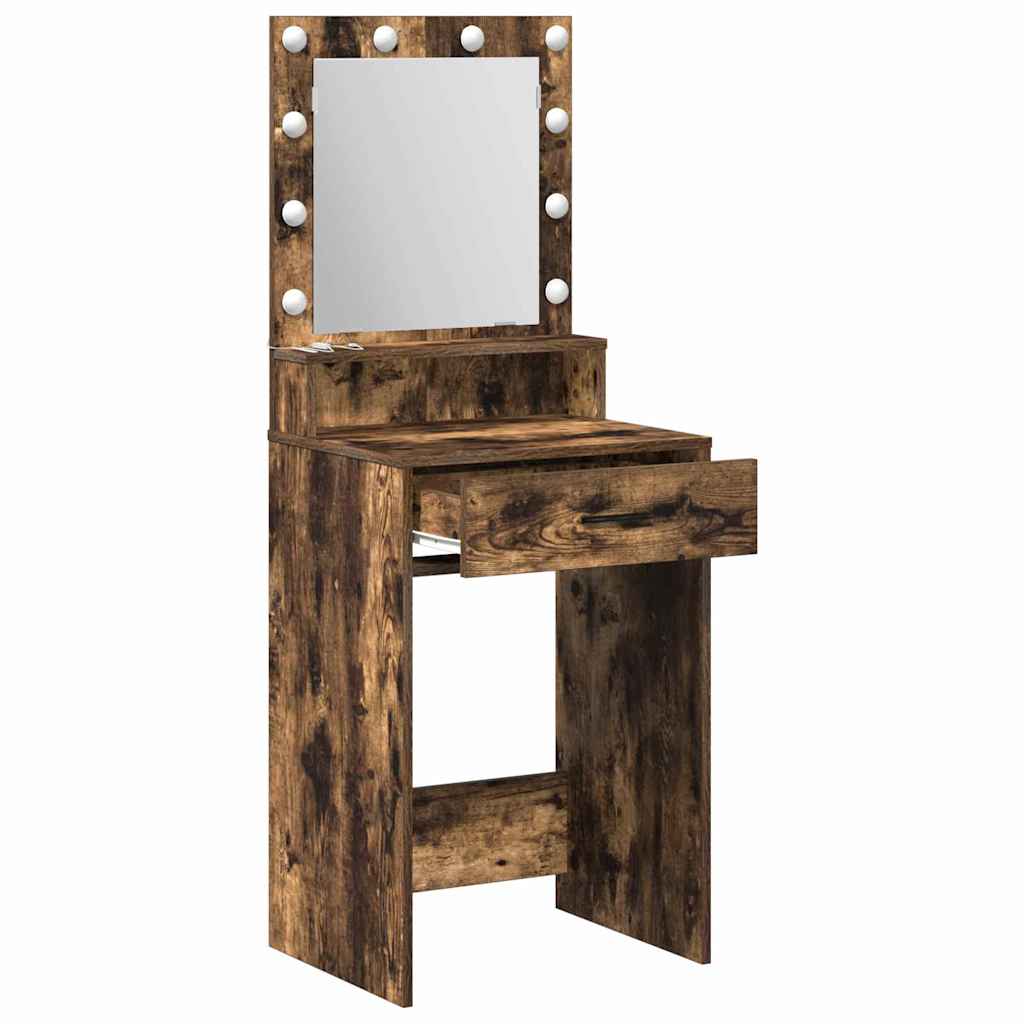 Klædeskab Røget eg 50 x 41 x 135 cm Konstrueret træ