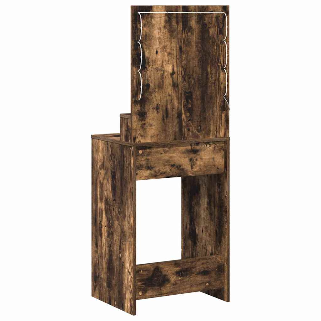 Klædeskab Røget eg 50 x 41 x 135 cm Konstrueret træ