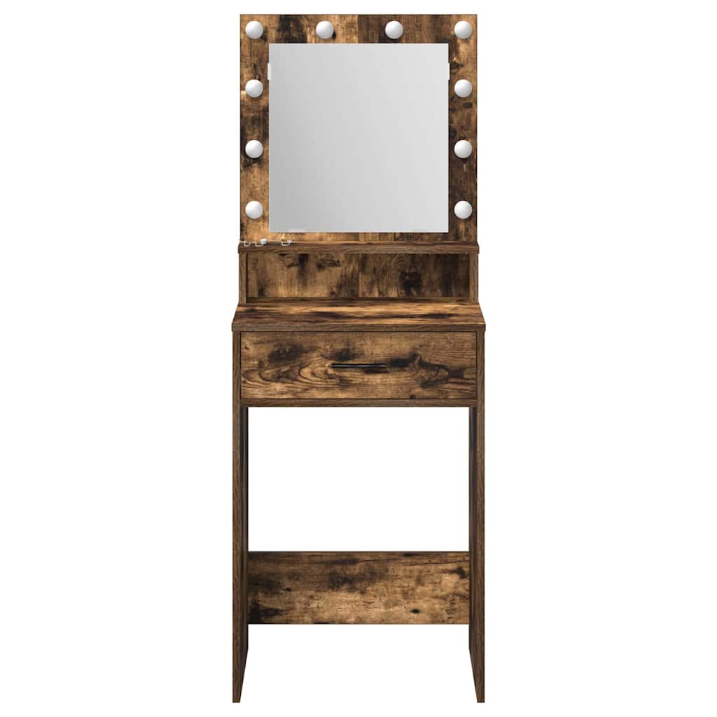 Klædeskab Røget eg 50 x 41 x 135 cm Konstrueret træ