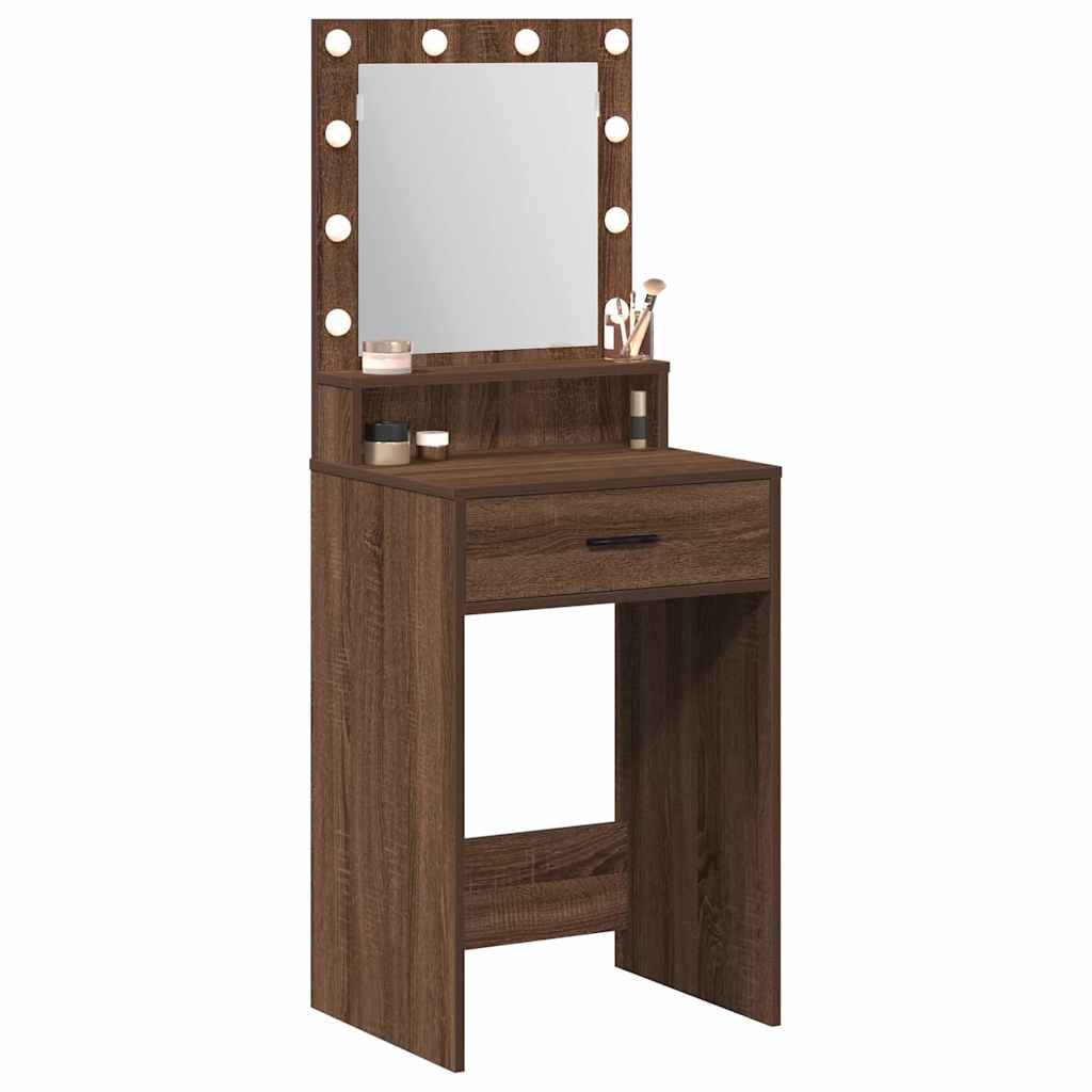 Klædeskab Brun eg 50 x 41 x 135 cm Konstrueret træ