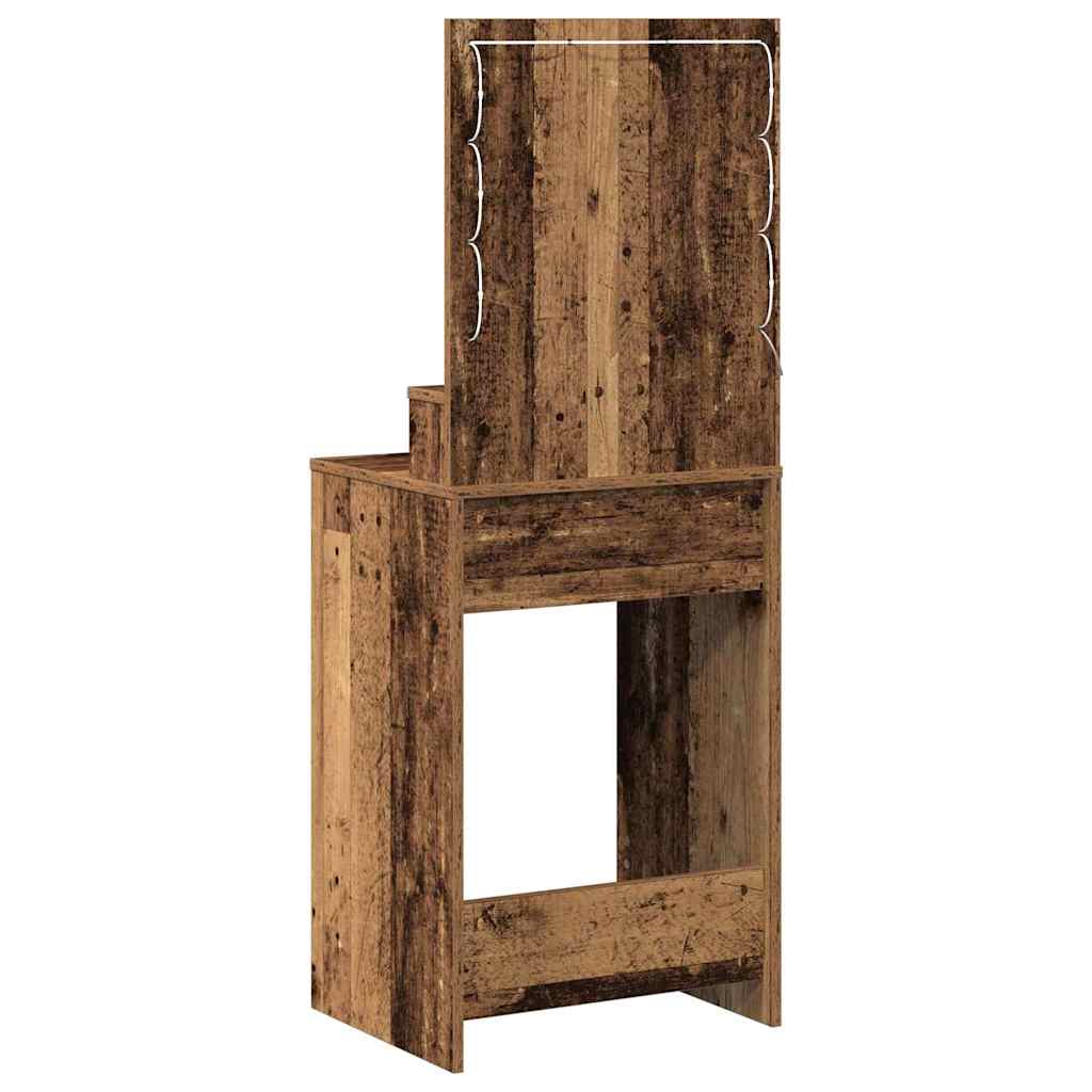 Klædeskab Gammelt træ 50 x 41 x 135 cm Konstrueret træ