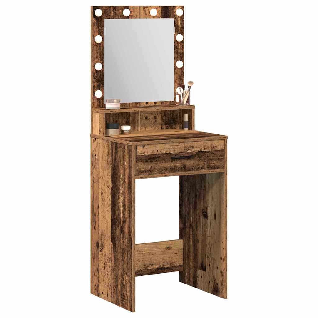 Klædeskab Gammelt træ 50 x 41 x 135 cm Konstrueret træ
