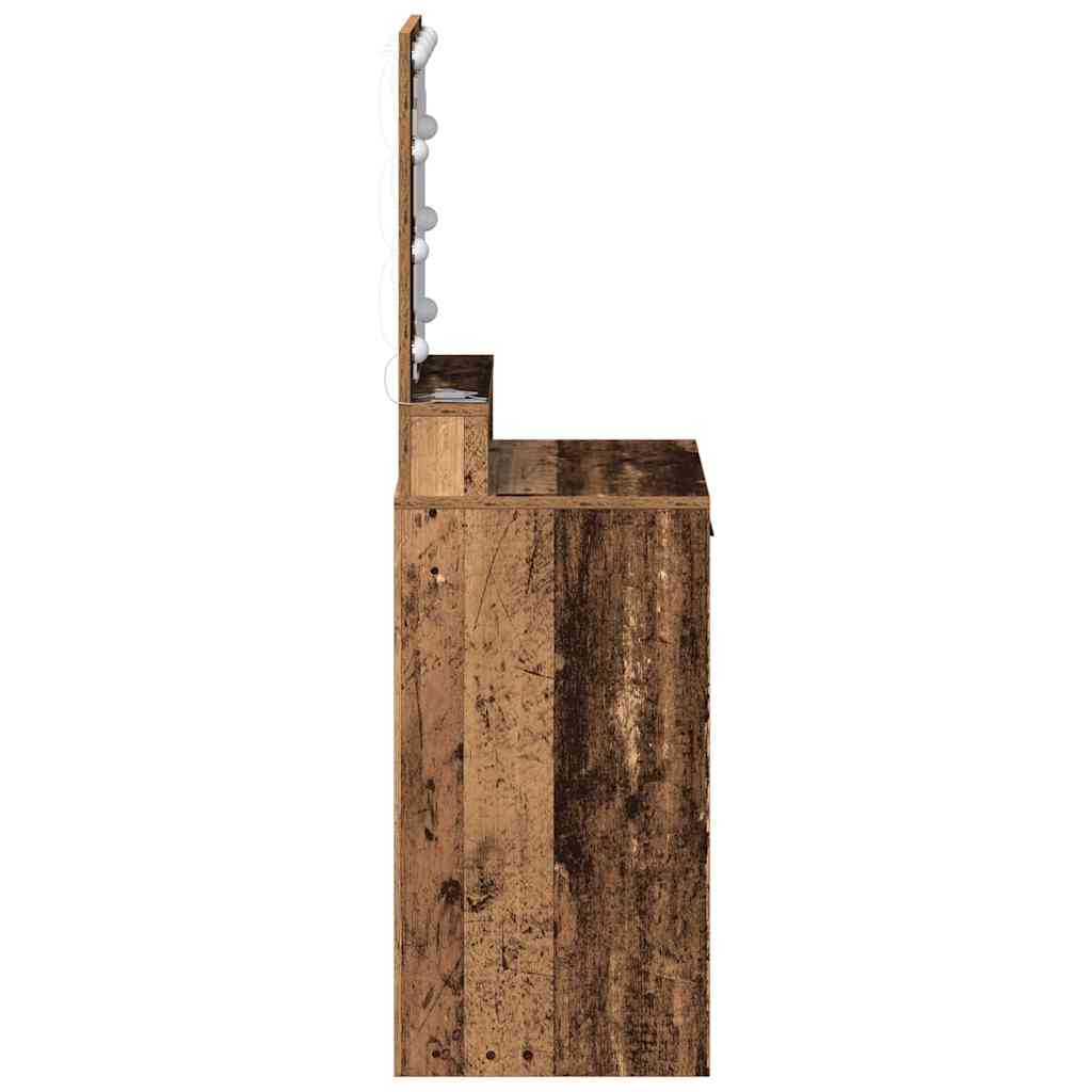 Klædeskab Gammelt træ 50 x 41 x 135 cm Konstrueret træ