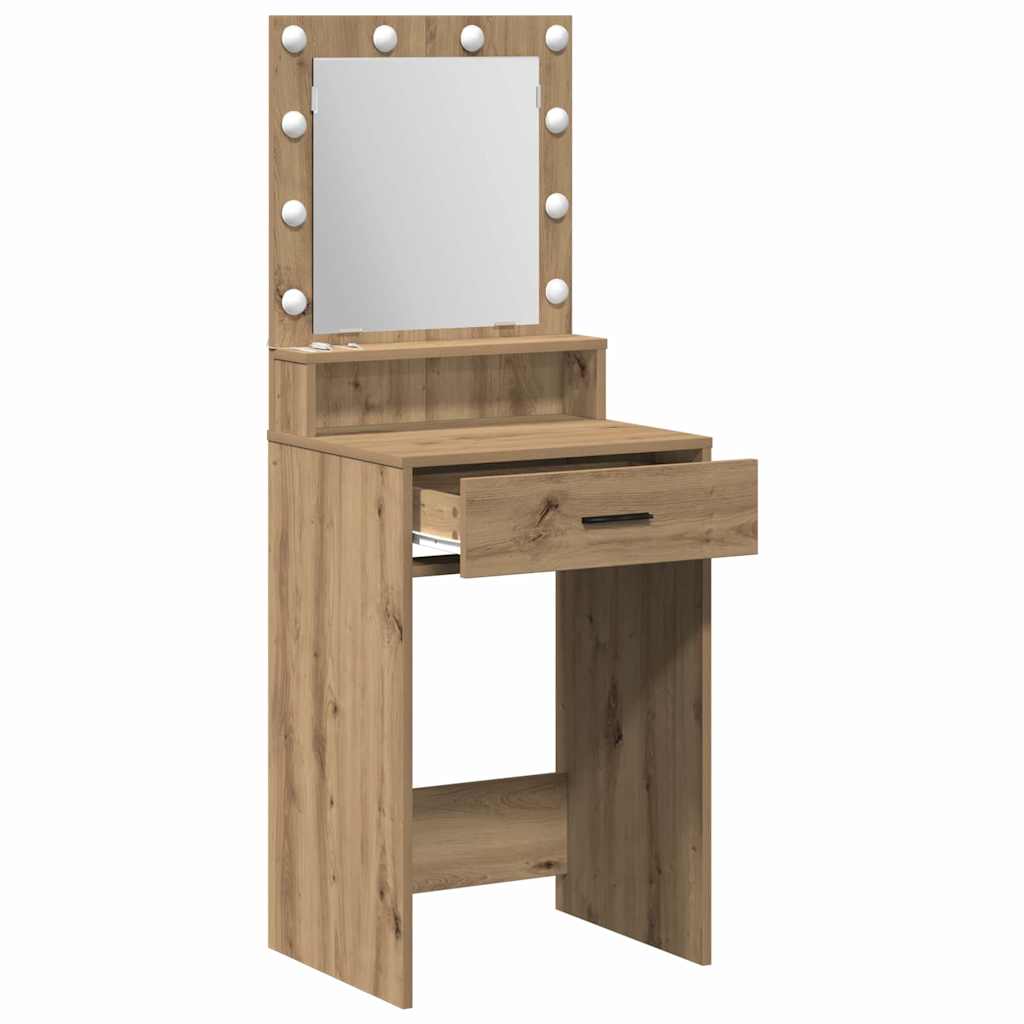 Klædeskab Artisan Egetræ 50 x 41 x 135 cm Konstrueret træ