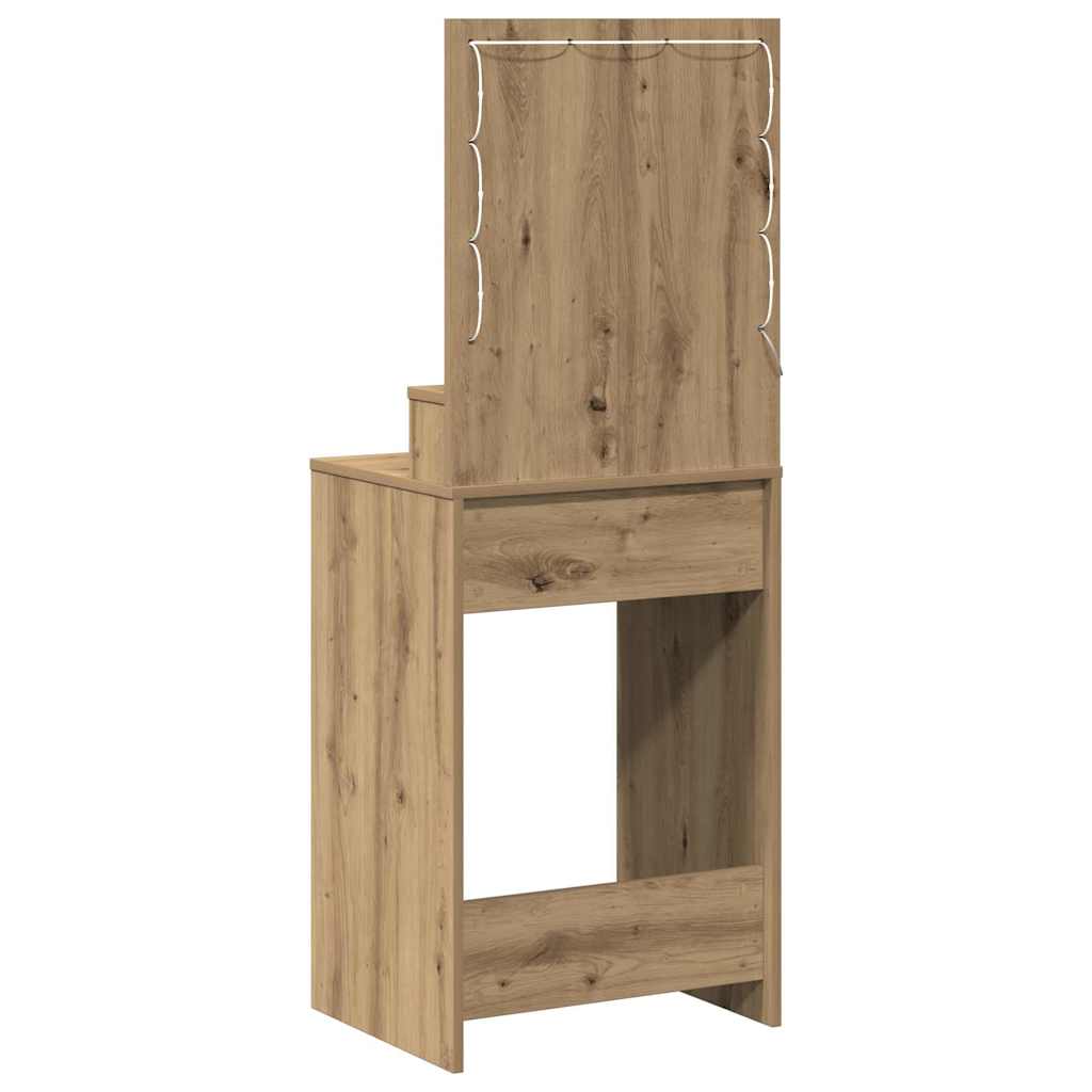 Klædeskab Artisan Egetræ 50 x 41 x 135 cm Konstrueret træ