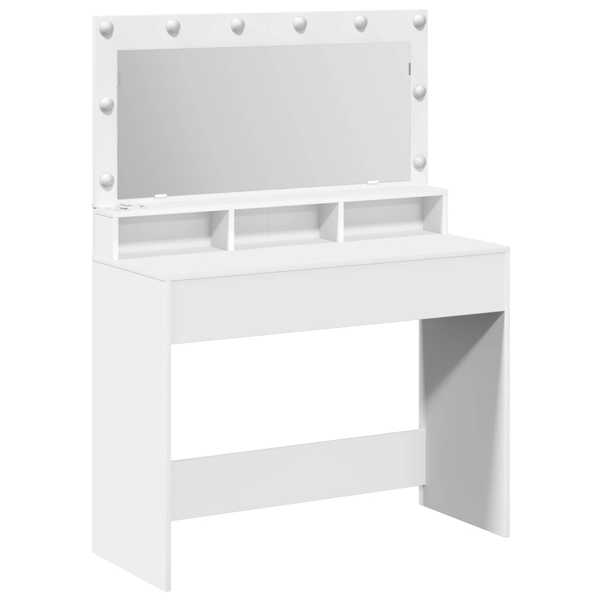 Klædeskab Hvid 100 x 41 x 135 cm Konstrueret træ