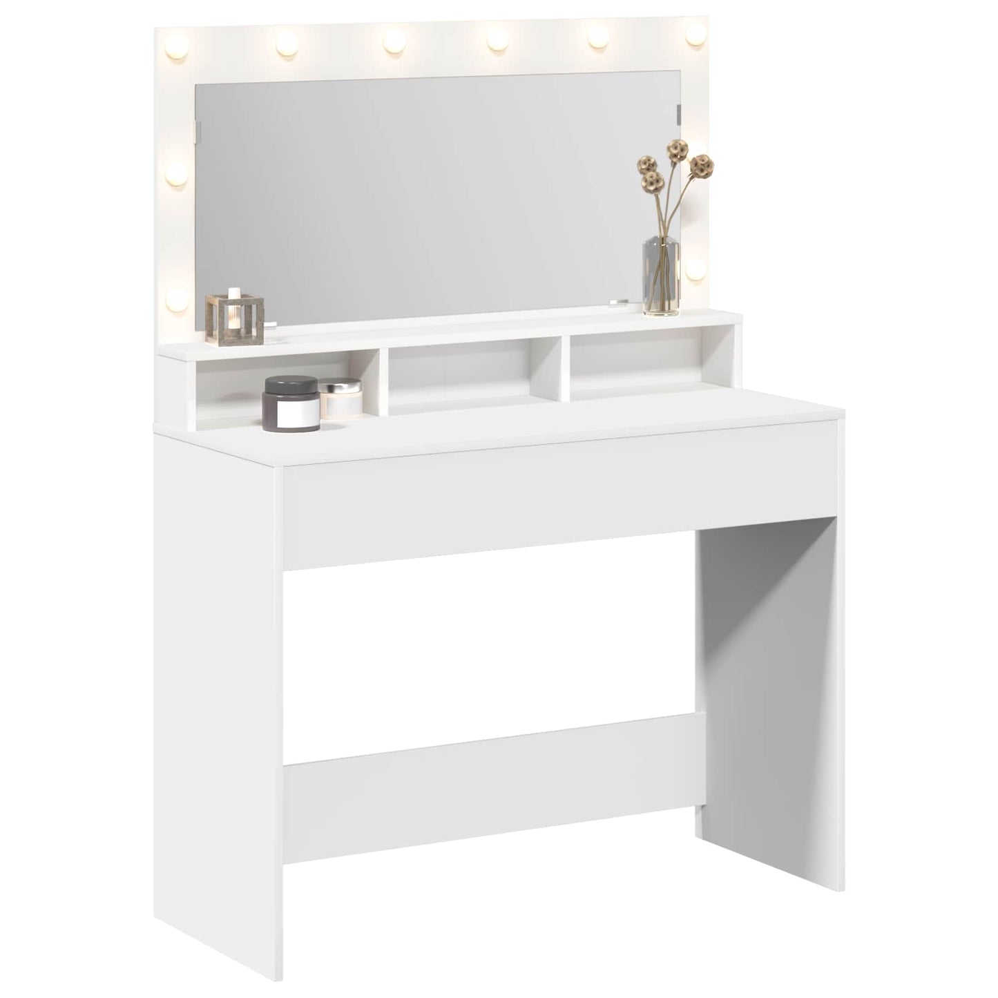 Klædeskab Hvid 100 x 41 x 135 cm Konstrueret træ