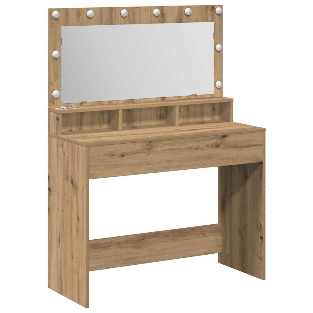 Klædeskab Artisan Egetræ 100 x 41 x 135 cm Konstrueret træ