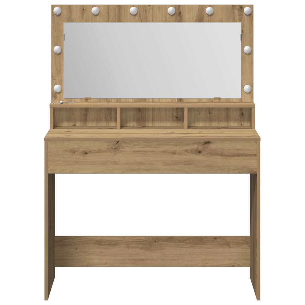 Klædeskab Artisan Egetræ 100 x 41 x 135 cm Konstrueret træ