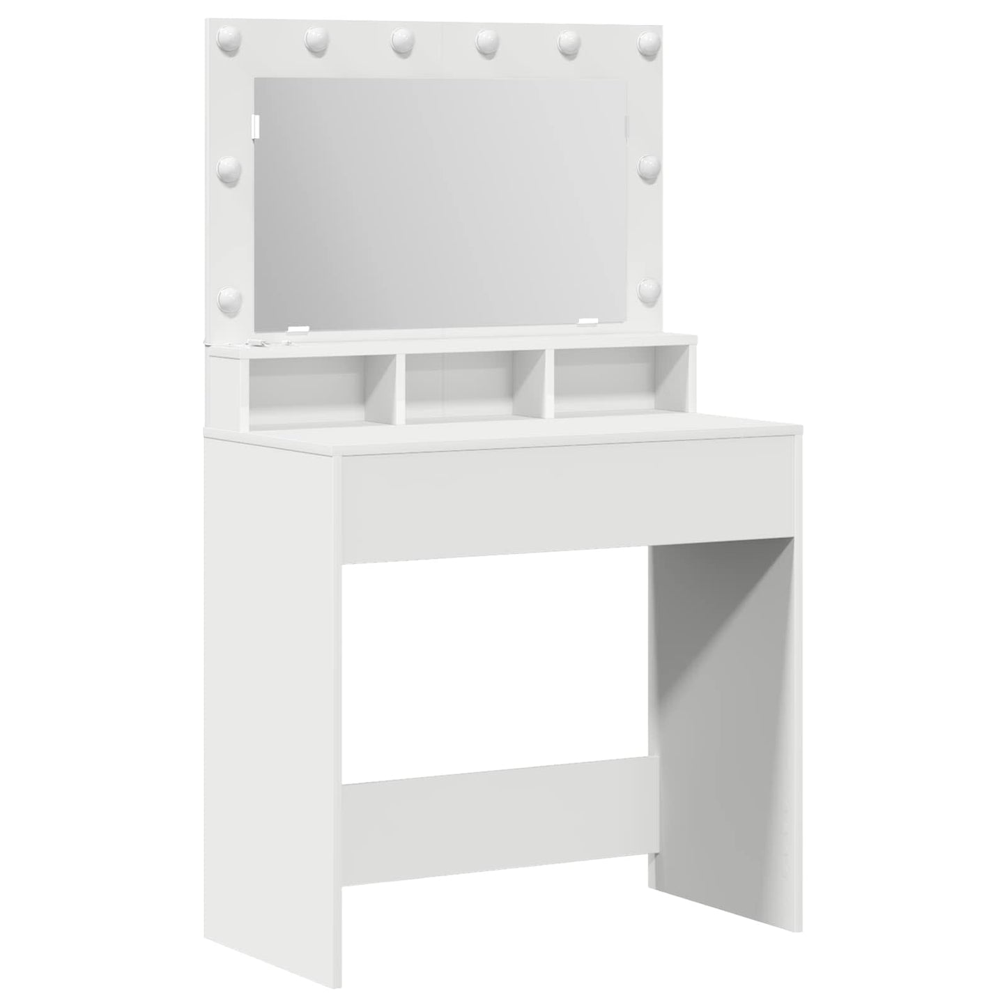 Klædeskab Hvid 78,5 x 41 x 135 cm Konstrueret træ