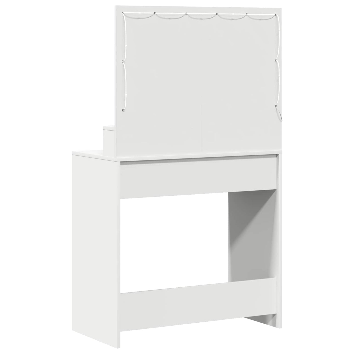 Klædeskab Hvid 78,5 x 41 x 135 cm Konstrueret træ